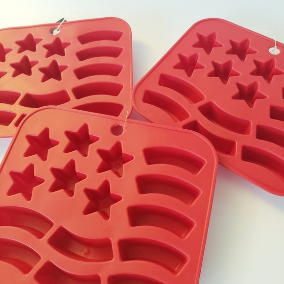 NWT Mainstays 3 Flags Ice Mold Trays - Picture 3 of 4